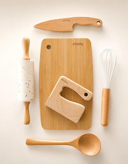 Kit de utensilios Montessori para niños